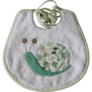 Image de Bavoir Escargot