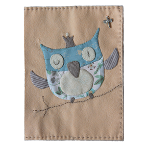 Image de Protège carnet de santé Hibou