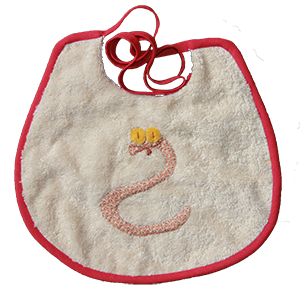 Image de Bavoir Serpent